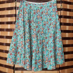 Circle Skirt 1970s Homesteading Fashion VTG S